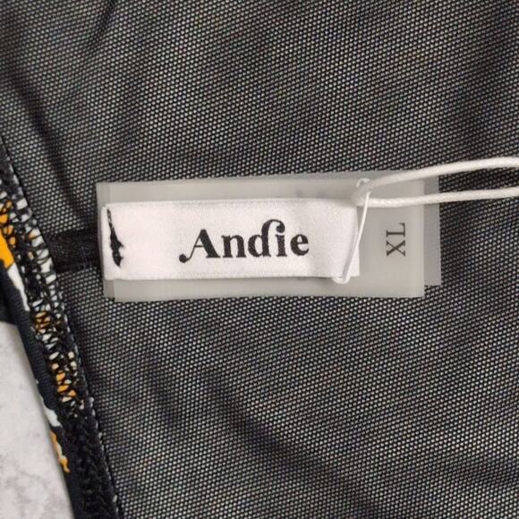 NWT Demi Moore x Andie Black Fireworks Abstract Bikini Tropez Bottom Swimwear XL - Picture 5 of 9